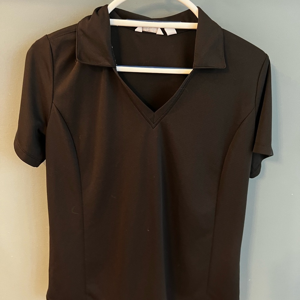 Lady Hagen Black Button Down Shirt